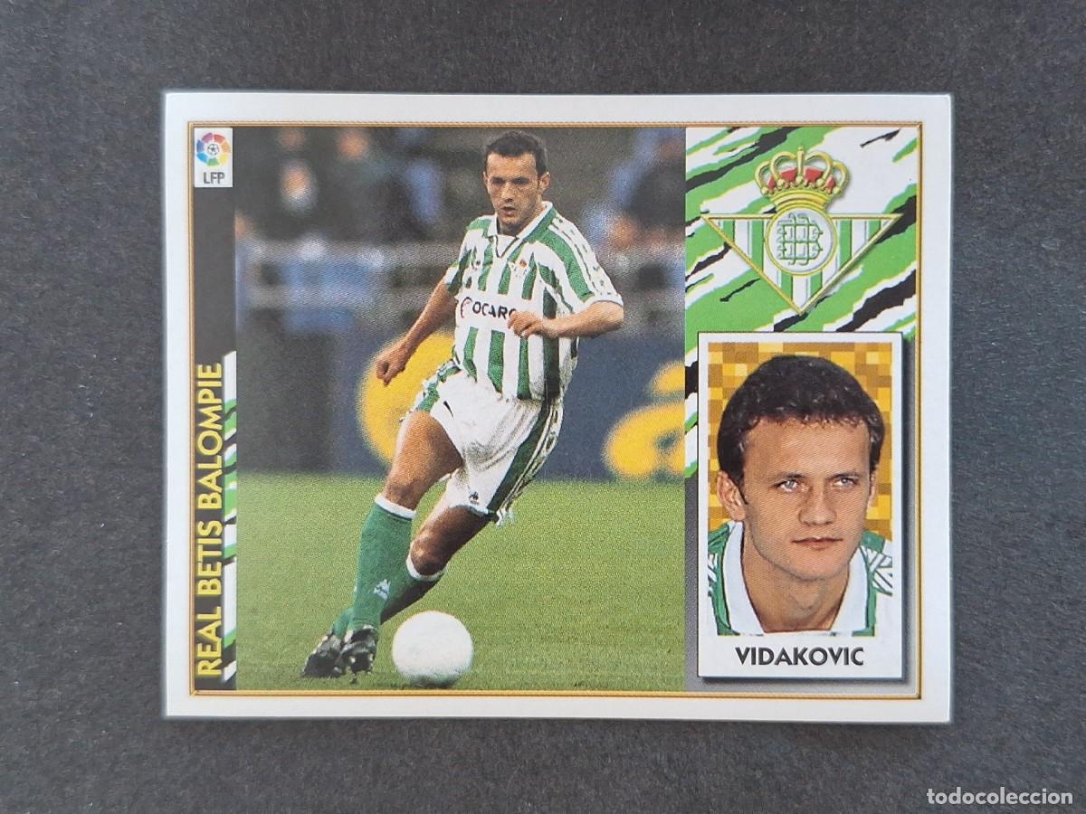 Fu&szlig;ball-Sticker: L4 VIDAKOVIC REAL BETIS BALOMPIE LIGA ESTE 1997 1998 97 98 NUNCA PEGADO SIN PEGAR