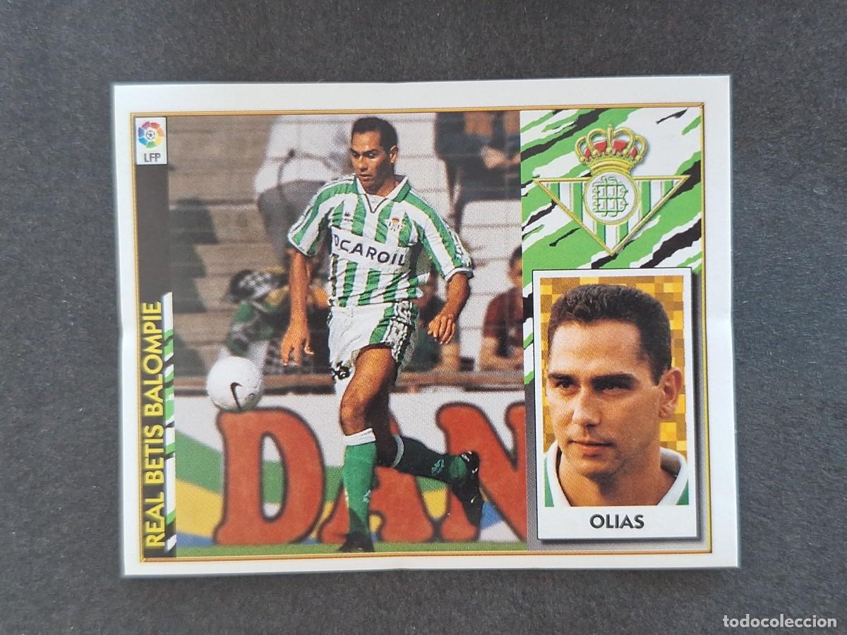Fu&szlig;ball-Sticker: L4 OLIAS REAL BETIS BALOMPIE LIGA ESTE 1997 1998 97 98 NUNCA PEGADO SIN PEGAR