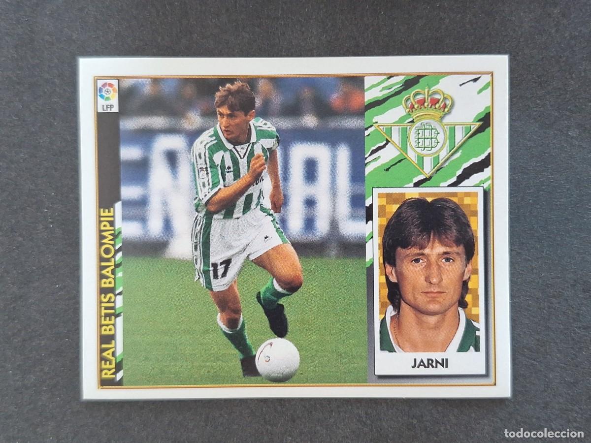 Fu&szlig;ball-Sticker: L4 JARNI REAL BETIS BALOMPIE LIGA ESTE 1997 1998 97 98 NUNCA PEGADO SIN PEGAR