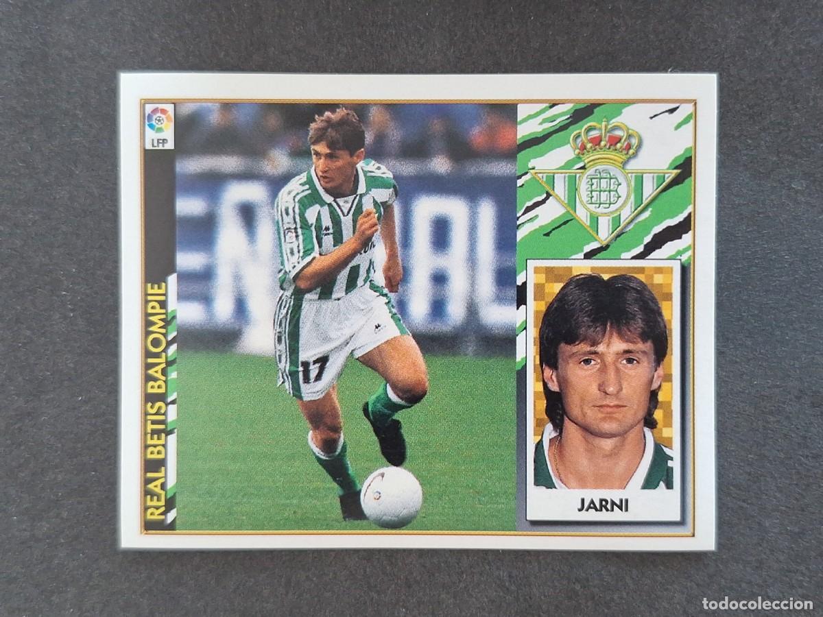 Fu&szlig;ball-Sticker: L4 JARNI REAL BETIS BALOMPIE LIGA ESTE 1997 1998 97 98 NUNCA PEGADO SIN PEGAR
