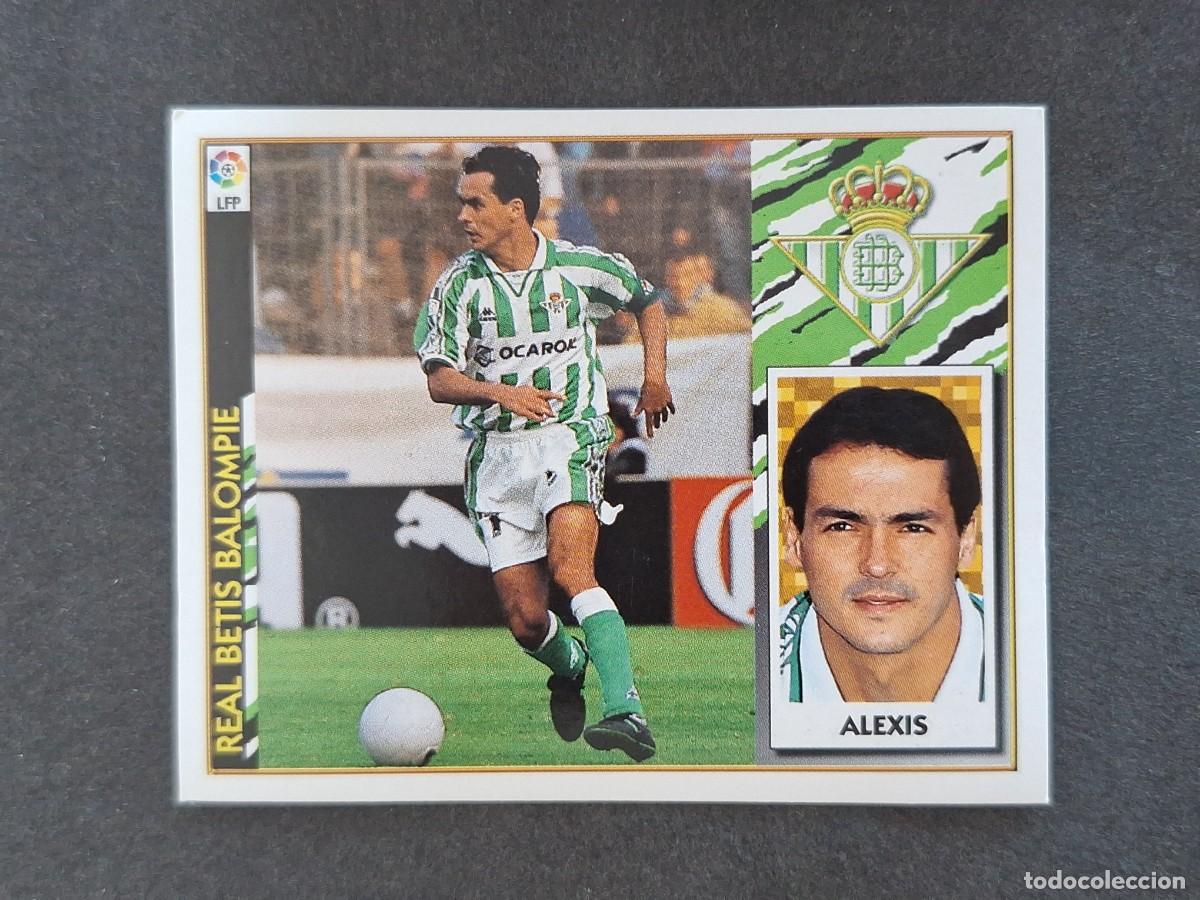 Fu&szlig;ball-Sticker: L4 ALEXIS REAL BETIS BALOMPIE LIGA ESTE 1997 1998 97 98 NUNCA PEGADO SIN PEGAR