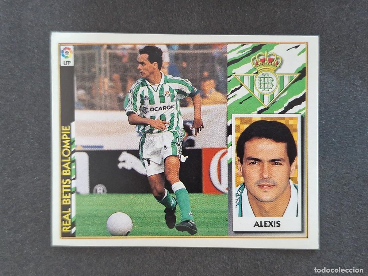 Fu&szlig;ball-Sticker: L4 ALEXIS REAL BETIS BALOMPIE LIGA ESTE 1997 1998 97 98 NUNCA PEGADO SIN PEGAR