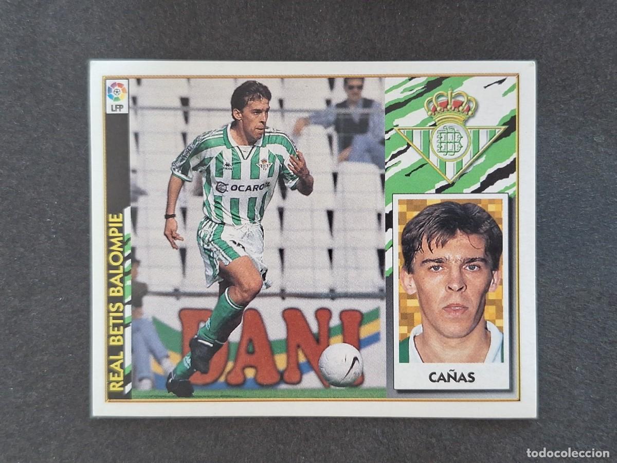 Fu&szlig;ball-Sticker: L4 CA&Ntilde;AS REAL BETIS BALOMPIE LIGA ESTE 1997 1998 97 98 NUNCA PEGADO SIN PEGAR