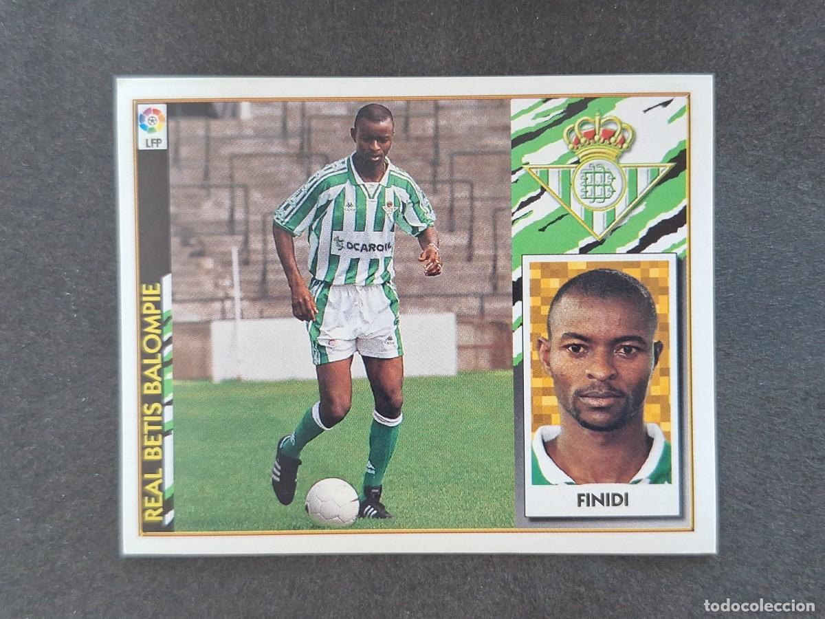 Fu&szlig;ball-Sticker: L4 FINIDI REAL BETIS BALOMPIE LIGA ESTE 1997 1998 97 98 NUNCA PEGADO SIN PEGAR