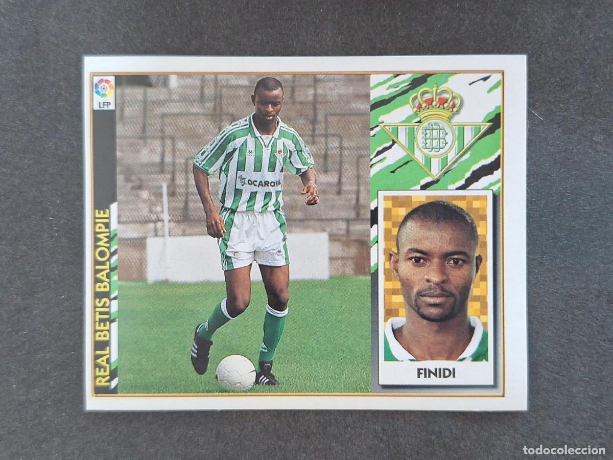 Fu&szlig;ball-Sticker: L4 FINIDI REAL BETIS BALOMPIE LIGA ESTE 1997 1998 97 98 NUNCA PEGADO SIN PEGAR