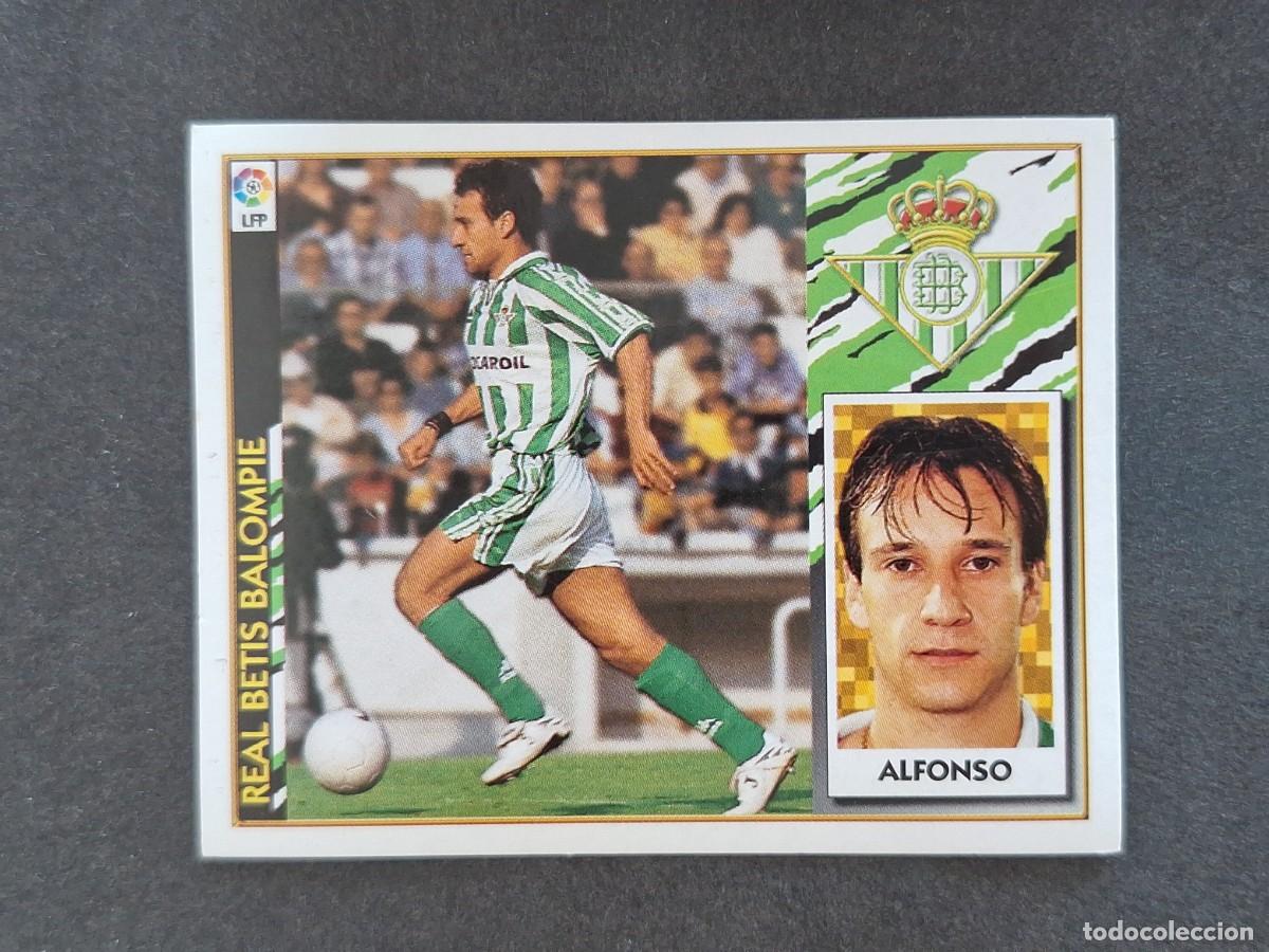Fu&szlig;ball-Sticker: L4 ALFONSO REAL BETIS BALOMPIE LIGA ESTE 1997 1998 97 98 NUNCA PEGADO SIN PEGAR