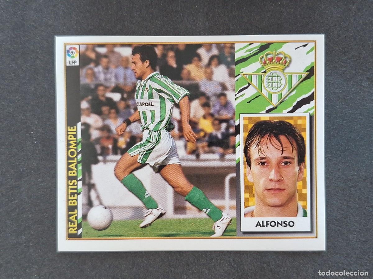 Fu&szlig;ball-Sticker: L4 ALFONSO REAL BETIS BALOMPIE LIGA ESTE 1997 1998 97 98 NUNCA PEGADO SIN PEGAR