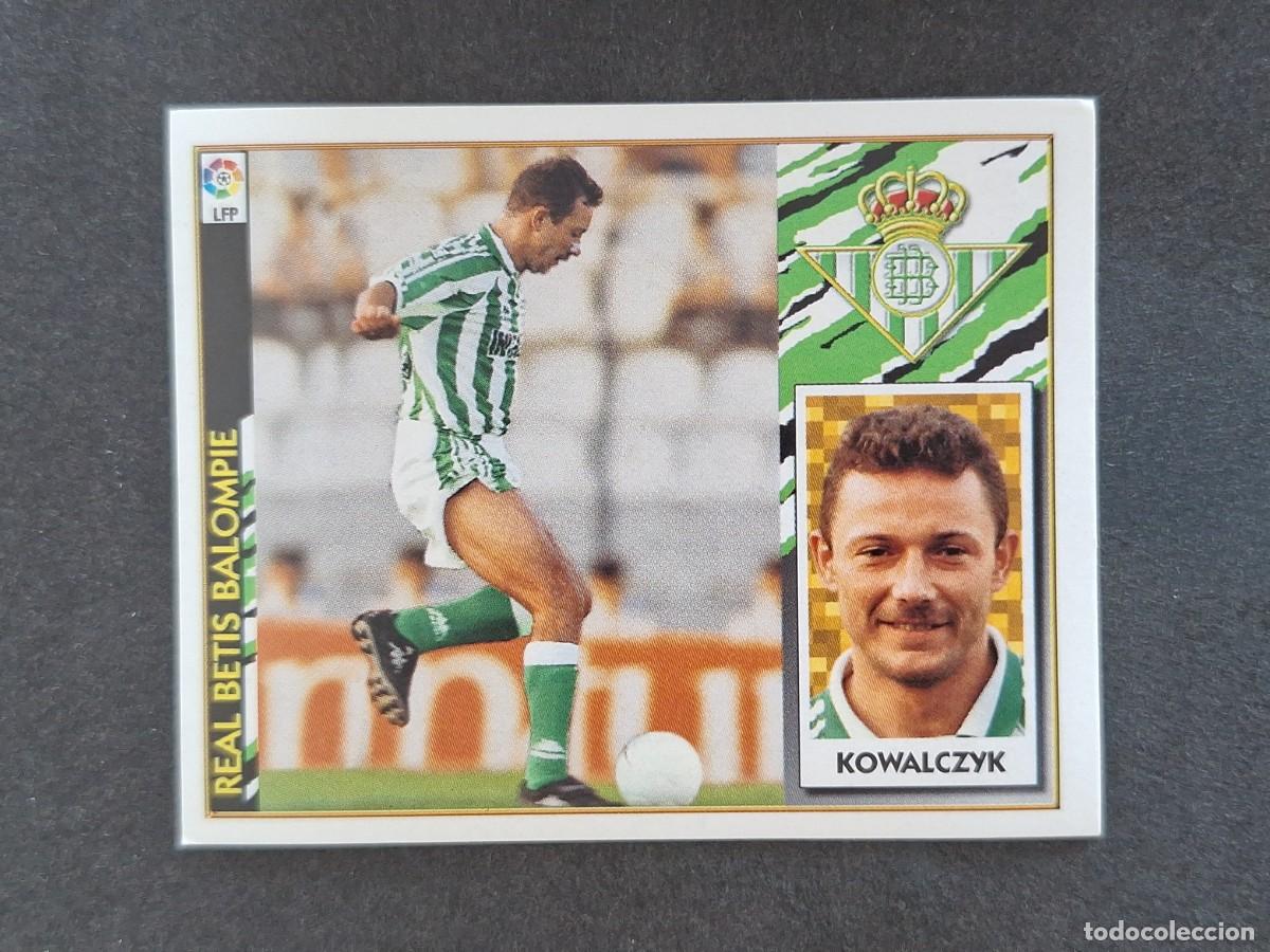 Fu&szlig;ball-Sticker: L4 KOWALCZYK REAL BETIS BALOMPIE LIGA ESTE 1997 1998 97 98 NUNCA PEGADO SIN PEGAR