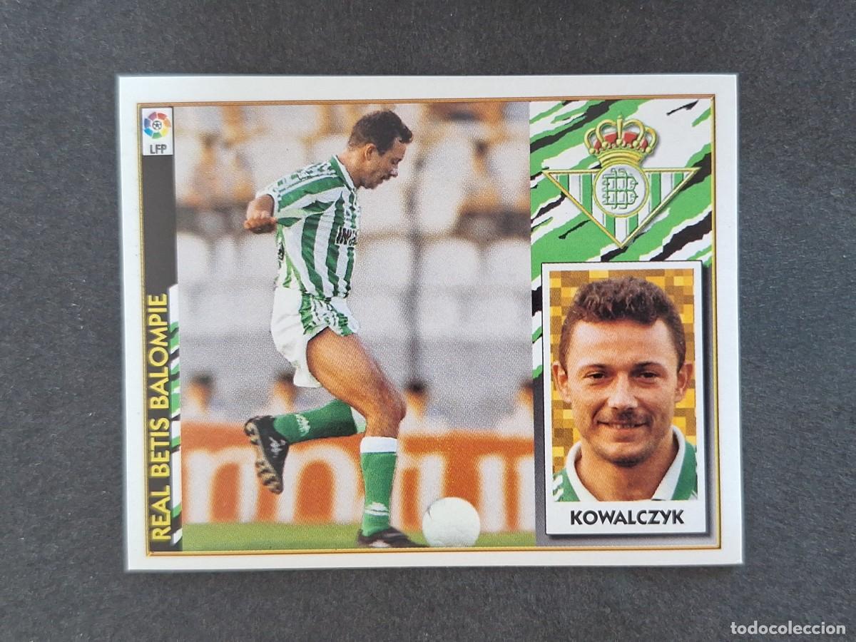Fu&szlig;ball-Sticker: L4 KOWALCZYK REAL BETIS BALOMPIE LIGA ESTE 1997 1998 97 98 NUNCA PEGADO SIN PEGAR