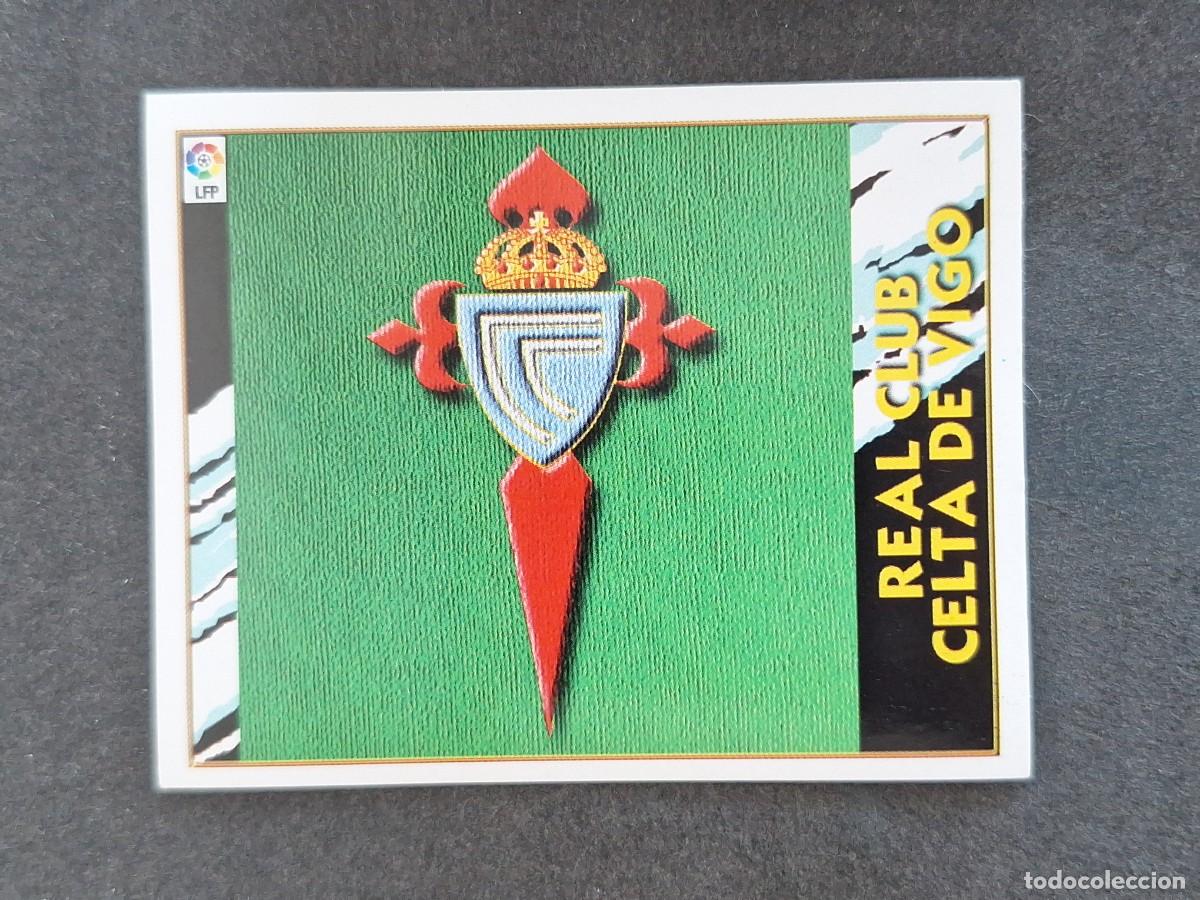 Fu&szlig;ball-Sticker: L4 ESCUDO CELTA DE VIGO LIGA ESTE 1997 1998 97 98 NUNCA PEGADO SIN PEGAR