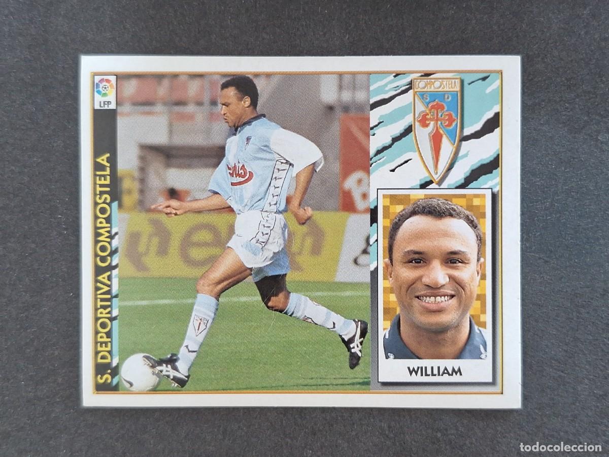 Cromos de f&uacute;tbol: L4 WILLIAM S. D. COMPOSTELA LIGA ESTE 1997 1998 97 98 NUNCA PEGADO SIN PEGAR