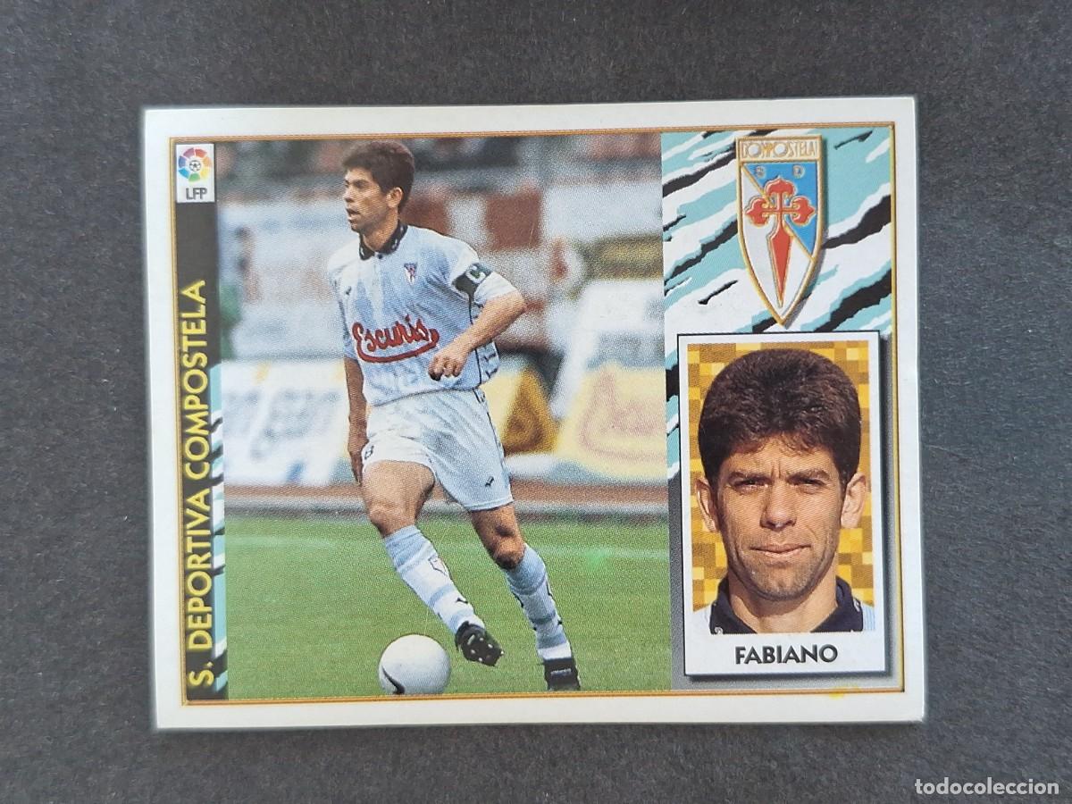 Cromos de f&uacute;tbol: L4 FABIANO S. D. COMPOSTELA LIGA ESTE 1997 1998 97 98 NUNCA PEGADO SIN PEGAR