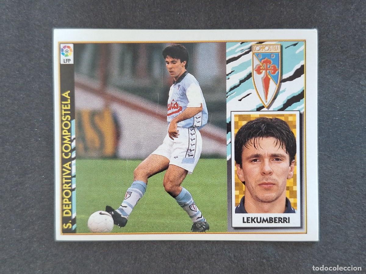 Football Stickers: L4 LEKUMBERRI S. D. COMPOSTELA LIGA ESTE 1997 1998 97 98 NUNCA PEGADO SIN PEGAR
