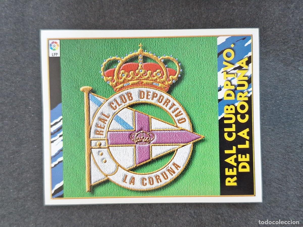 Football Stickers: L4 ESCUDO DEPORTIVO DE LA CORU&Ntilde;A LIGA ESTE 1997 1998 97 98 NUNCA PEGADO SIN PEGAR