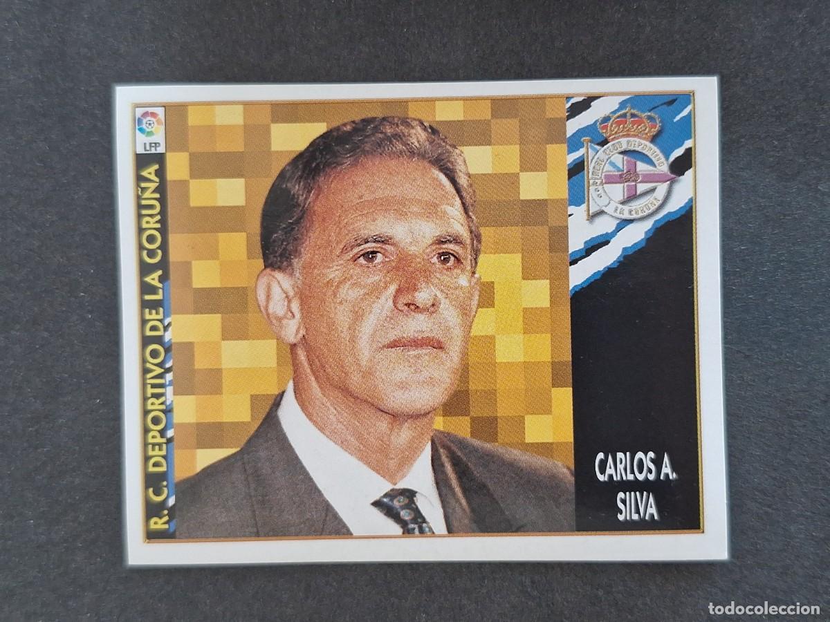 Football Stickers: L4 CARLOS A. SILVA ENTRENADOR DEPORTIVO DE CORU&Ntilde;A LIGA ESTE 1997 1998 97 98 NUNCA PEGADO SIN PEGAR