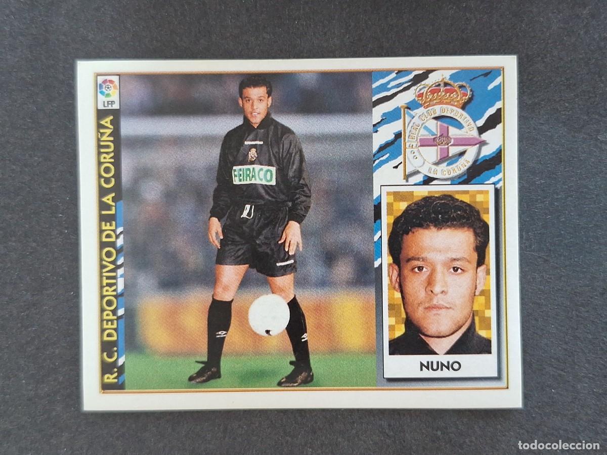 Football Stickers: L4 NUNO DEPORTIVO DE LA CORU&Ntilde;A LIGA ESTE 1997 1998 97 98 NUNCA PEGADO SIN PEGAR