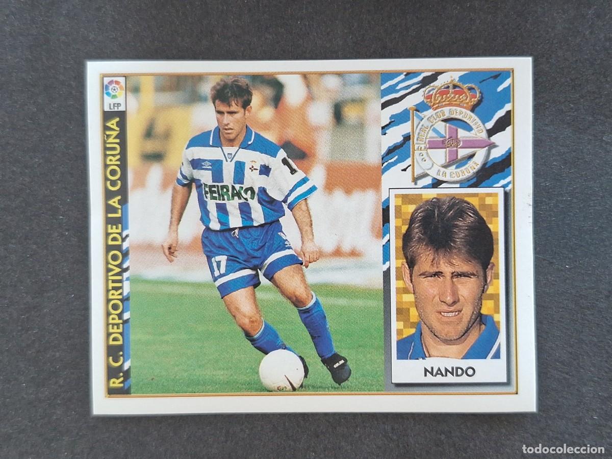 Football Stickers: L4 NANDO DEPORTIVO DE LA CORU&Ntilde;A LIGA ESTE 1997 1998 97 98 NUNCA PEGADO SIN PEGAR