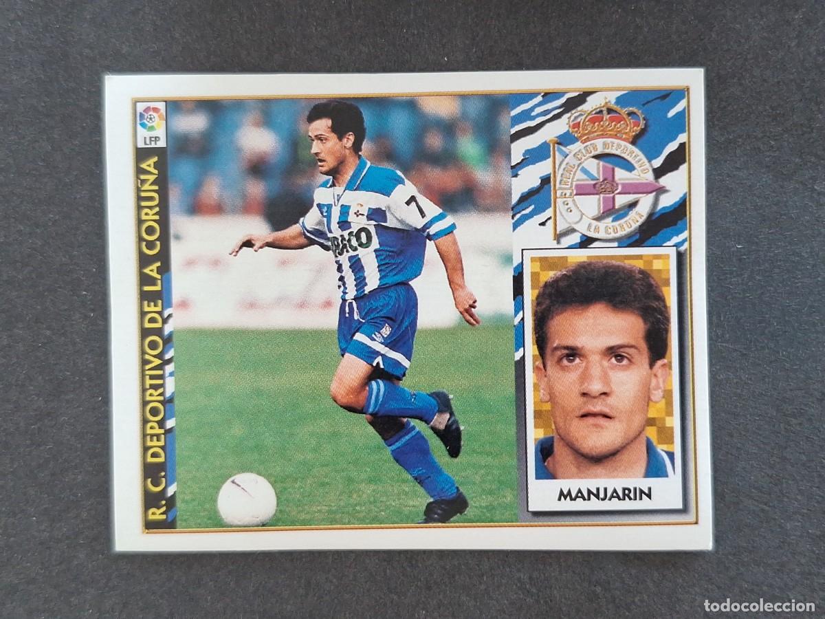Football Stickers: L4 MANJARIN DEPORTIVO DE LA CORU&Ntilde;A LIGA ESTE 1997 1998 97 98 NUNCA PEGADO SIN PEGAR
