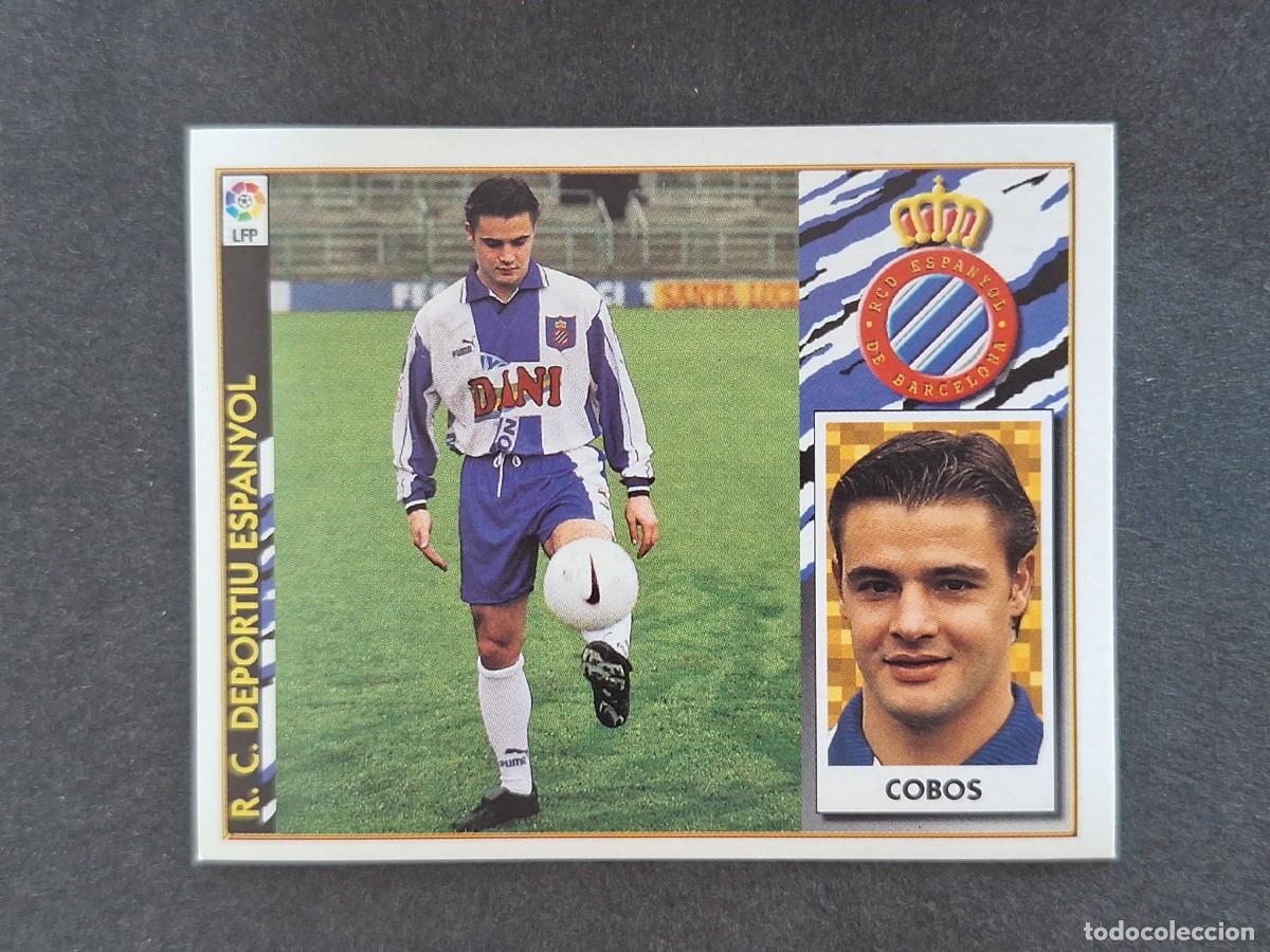 Football Stickers: L4 COBOS R. C. D. ESPA&Ntilde;OL LIGA ESTE 1997 1998 97 98 NUNCA PEGADO SIN PEGAR