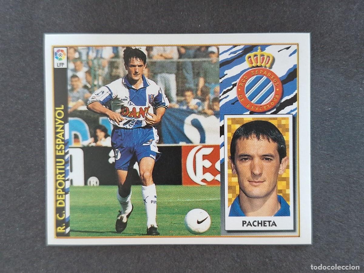 Football Stickers: L4 PACHETA R. C. D. ESPA&Ntilde;OL LIGA ESTE 1997 1998 97 98 NUNCA PEGADO SIN PEGAR