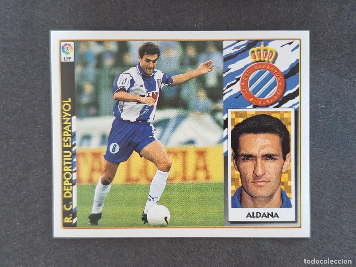 Football Stickers: L4 ALDANA R. C. D. ESPA&Ntilde;OL LIGA ESTE 1997 1998 97 98 NUNCA PEGADO SIN PEGAR