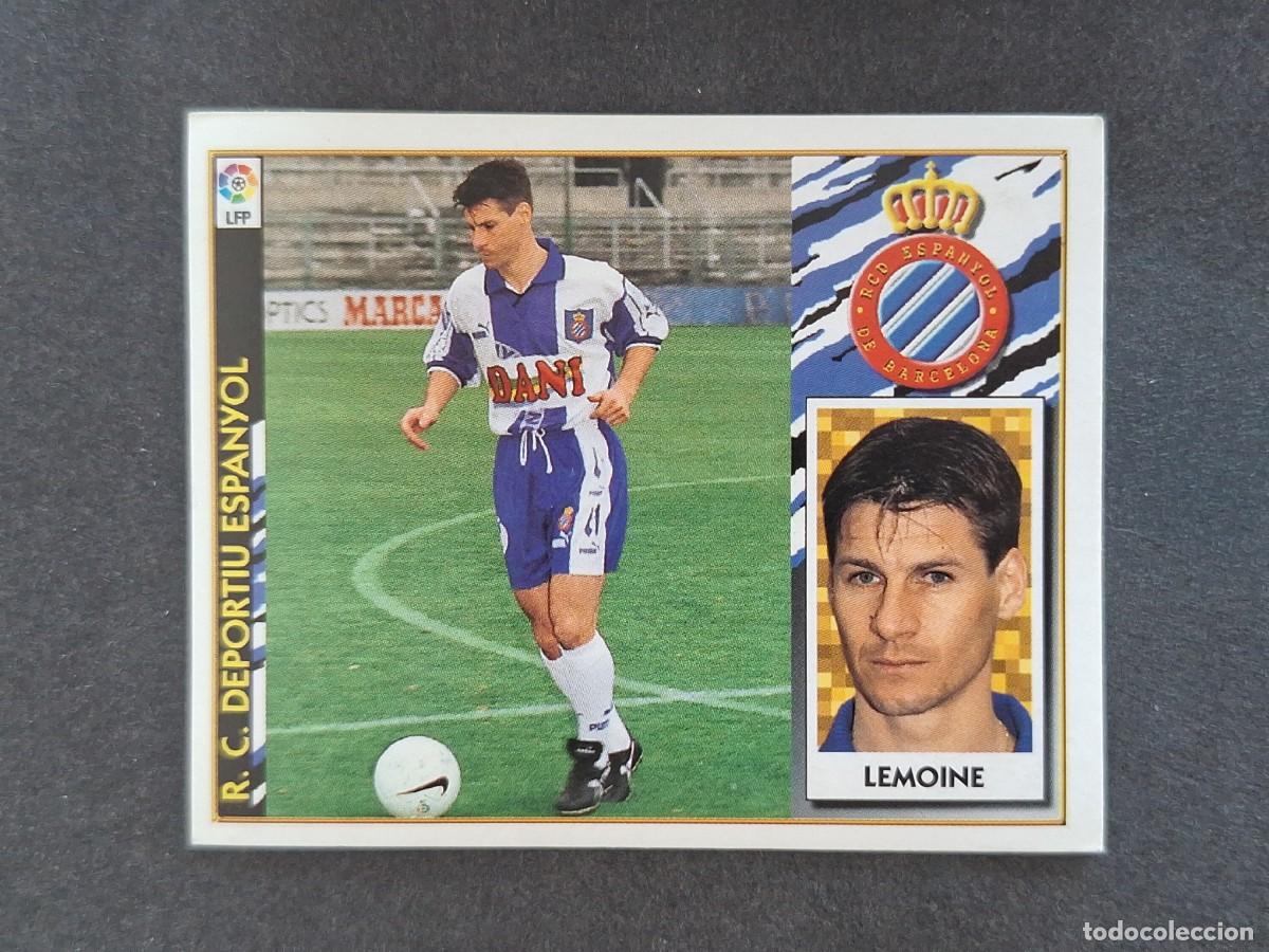 Football Stickers: L4 LEMOINE R. C. D. ESPA&Ntilde;OL LIGA ESTE 1997 1998 97 98 NUNCA PEGADO SIN PEGAR