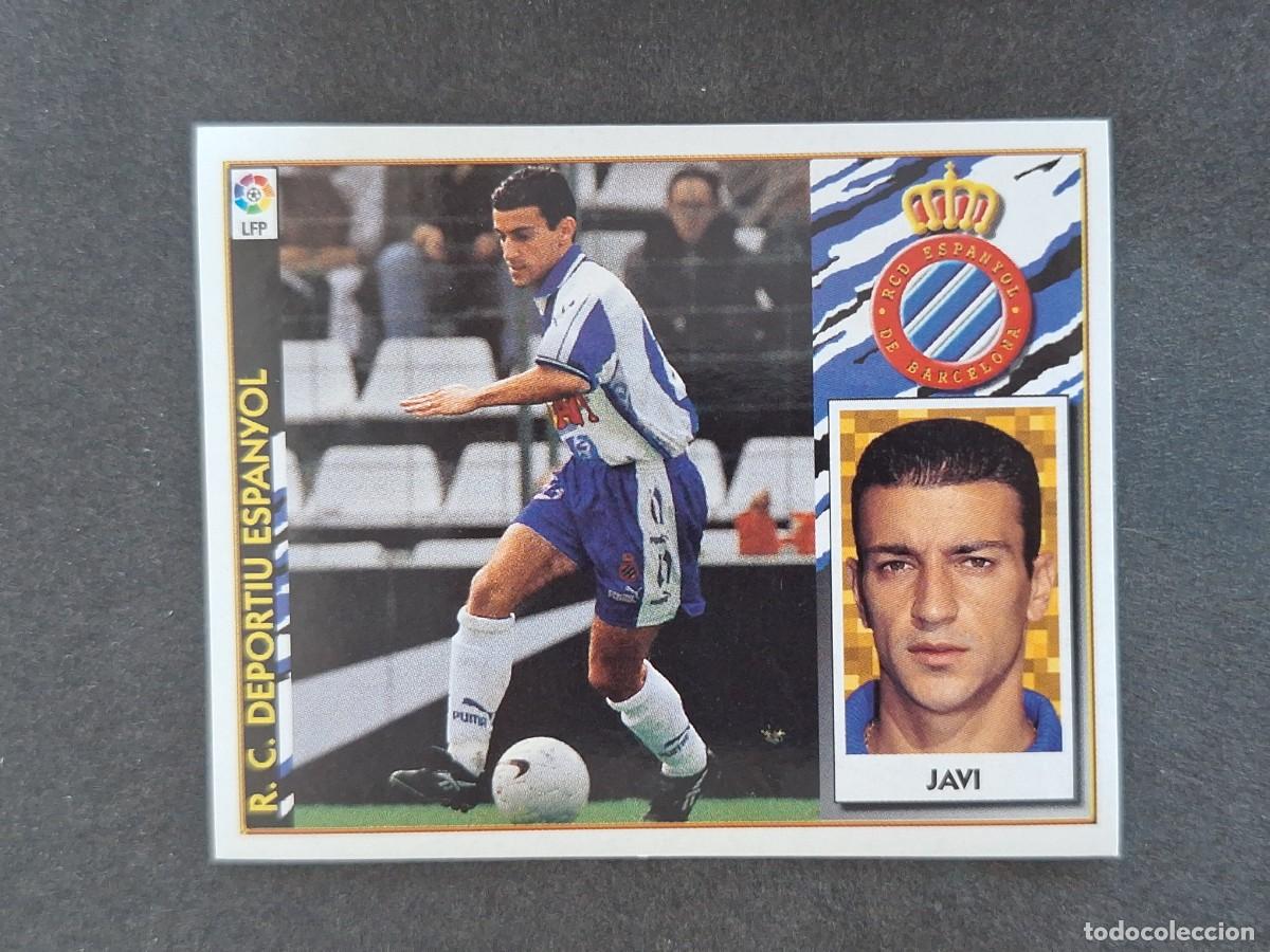 Football Stickers: L4 JAVI R. C. D. ESPA&Ntilde;OL LIGA ESTE 1997 1998 97 98 NUNCA PEGADO SIN PEGAR