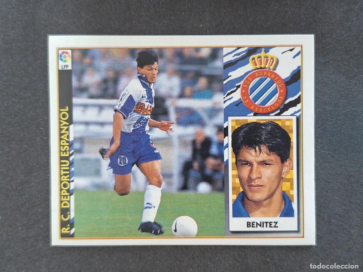 Football Stickers: L4 BENITEZ R. C. D. ESPA&Ntilde;OL LIGA ESTE 1997 1998 97 98 NUNCA PEGADO SIN PEGAR