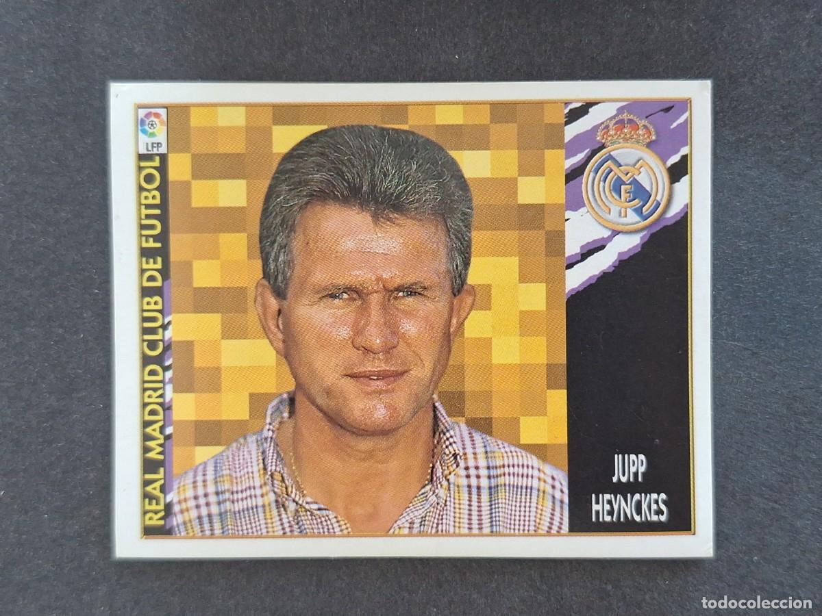 Football Stickers: L4 JUPP HEYNCKES ENTRENADOR REAL MADRID LIGA ESTE 1997 1998 97 98 NUNCA PEGADO SIN PEGAR