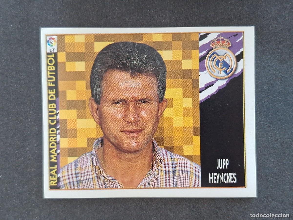 Football Stickers: L4 JUPP HEYNCKES ENTRENADOR REAL MADRID LIGA ESTE 1997 1998 97 98 NUNCA PEGADO SIN PEGAR