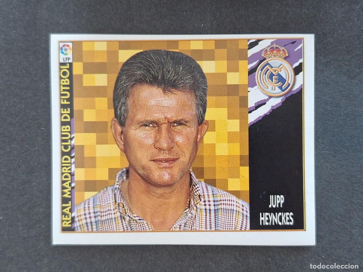Football Stickers: L4 JUPP HEYNCKES ENTRENADOR REAL MADRID LIGA ESTE 1997 1998 97 98 NUNCA PEGADO SIN PEGAR