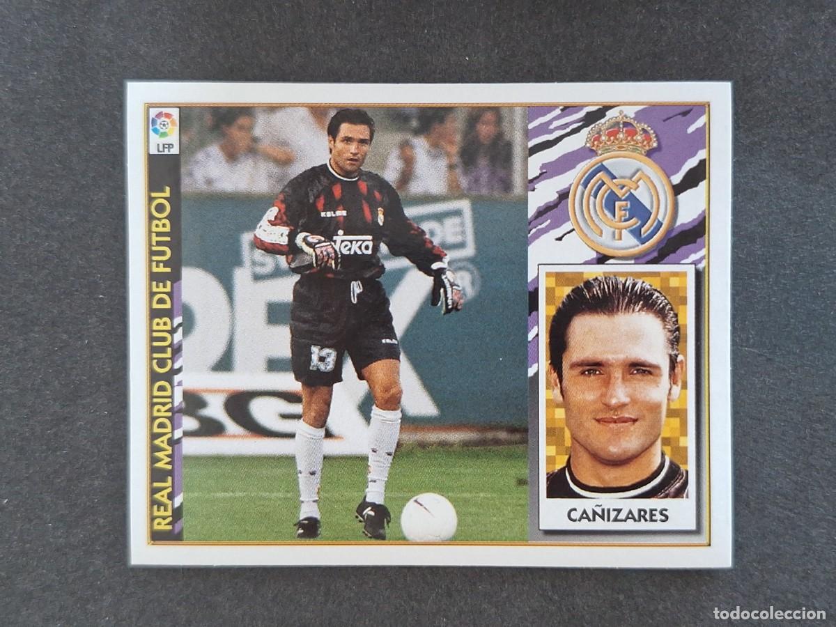 Football Stickers: L4 CA&Ntilde;IZARES REAL MADRID LIGA ESTE 1997 1998 97 98 NUNCA PEGADO SIN PEGAR