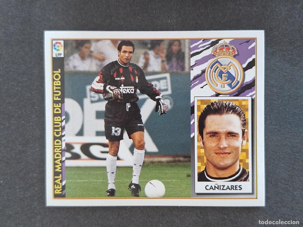 Figurine di Calcio: L4 CA&Ntilde;IZARES REAL MADRID LIGA ESTE 1997 1998 97 98 NUNCA PEGADO SIN PEGAR