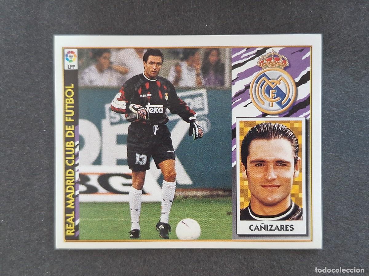 Figurine di Calcio: L4 CA&Ntilde;IZARES REAL MADRID LIGA ESTE 1997 1998 97 98 NUNCA PEGADO SIN PEGAR