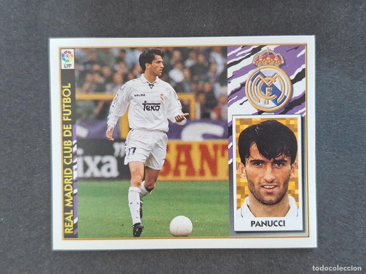Figurine di Calcio: L4 PANUCCI REAL MADRID LIGA ESTE 1997 1998 97 98 NUNCA PEGADO SIN PEGAR