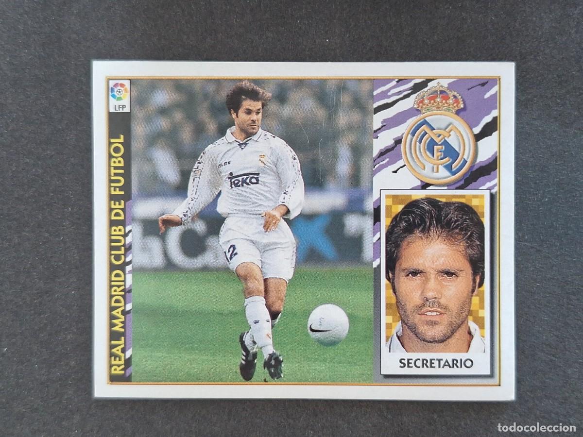 Figurine di Calcio: L4 SECRETARIO REAL MADRID LIGA ESTE 1997 1998 97 98 NUNCA PEGADO SIN PEGAR