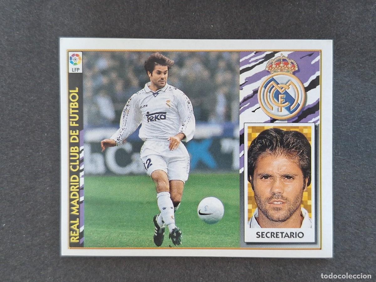 Figurine di Calcio: L4 SECRETARIO REAL MADRID LIGA ESTE 1997 1998 97 98 NUNCA PEGADO SIN PEGAR