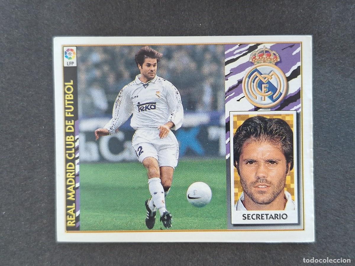 Figurine di Calcio: L4 SECRETARIO REAL MADRID LIGA ESTE 1997 1998 97 98 NUNCA PEGADO SIN PEGAR