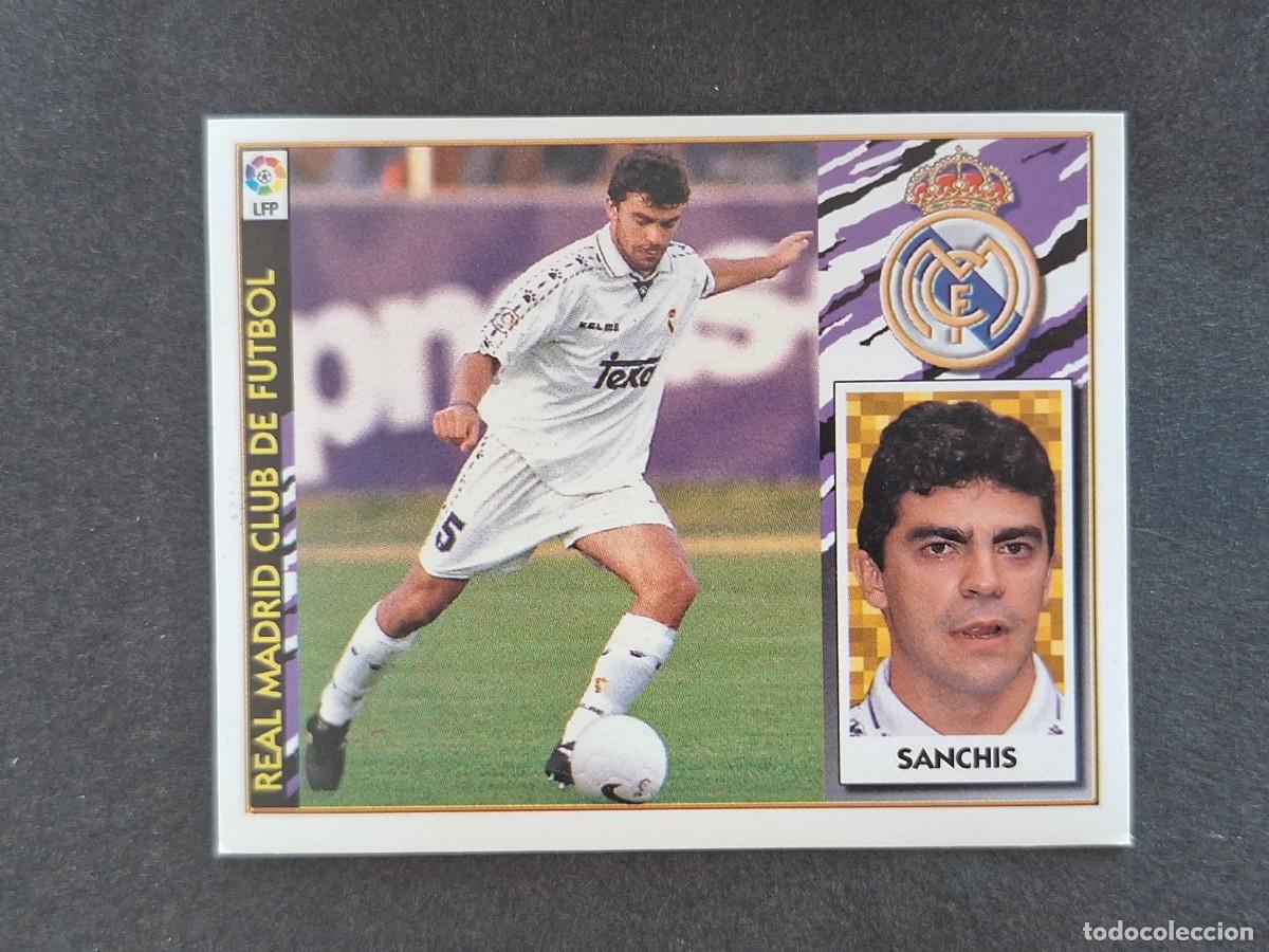 Figurine di Calcio: L4 SANCHIS REAL MADRID LIGA ESTE 1997 1998 97 98 NUNCA PEGADO SIN PEGAR