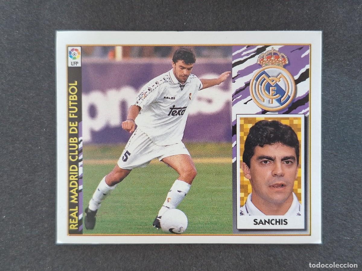 Figurine di Calcio: L4 SANCHIS REAL MADRID LIGA ESTE 1997 1998 97 98 NUNCA PEGADO SIN PEGAR
