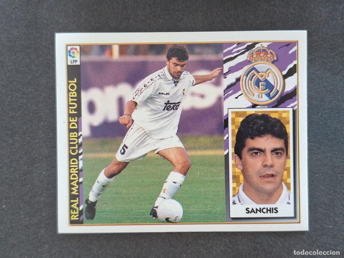 Figurine di Calcio: L4 SANCHIS REAL MADRID LIGA ESTE 1997 1998 97 98 NUNCA PEGADO SIN PEGAR