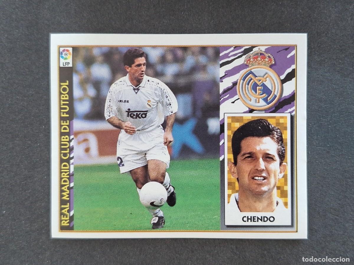 Figurine di Calcio: L4 CHENDO REAL MADRID LIGA ESTE 1997 1998 97 98 NUNCA PEGADO SIN PEGAR