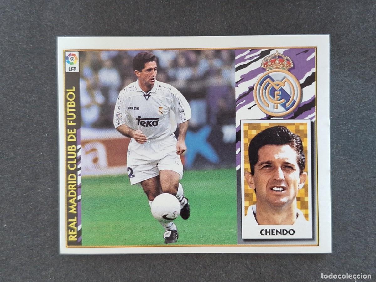Figurine di Calcio: L4 CHENDO REAL MADRID LIGA ESTE 1997 1998 97 98 NUNCA PEGADO SIN PEGAR