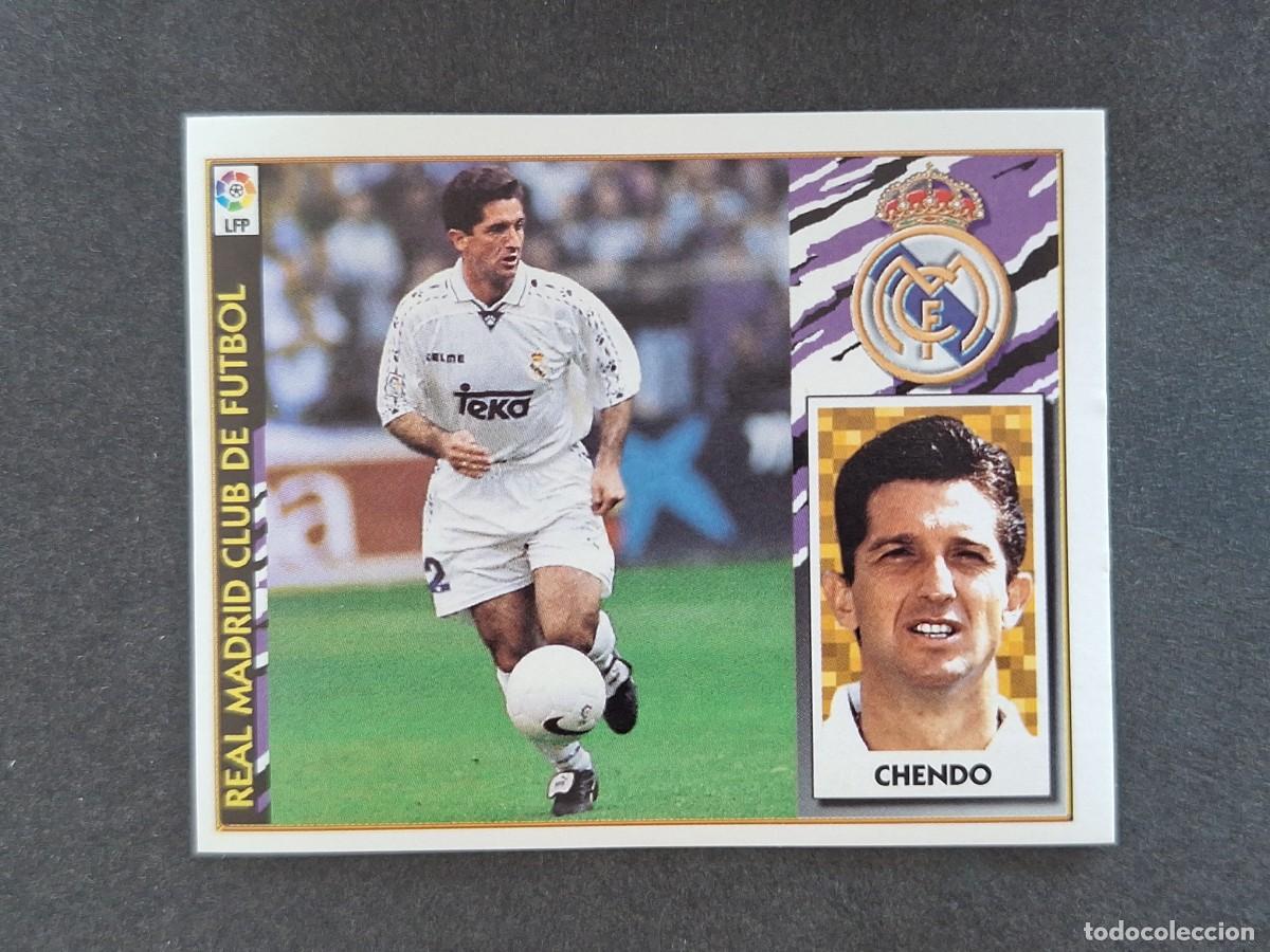 Figurine di Calcio: L4 CHENDO REAL MADRID LIGA ESTE 1997 1998 97 98 NUNCA PEGADO SIN PEGAR