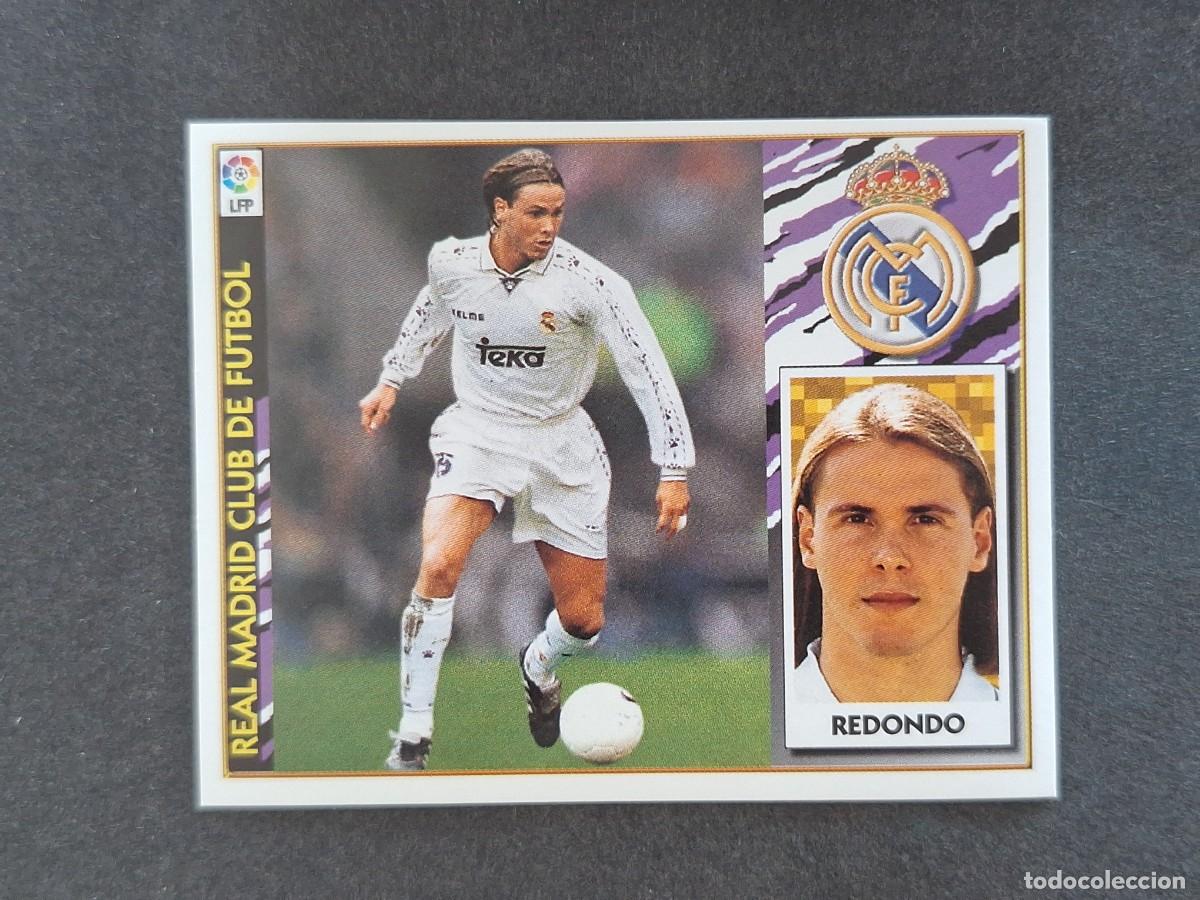 Figurine di Calcio: L4 REDONDO REAL MADRID LIGA ESTE 1997 1998 97 98 NUNCA PEGADO SIN PEGAR