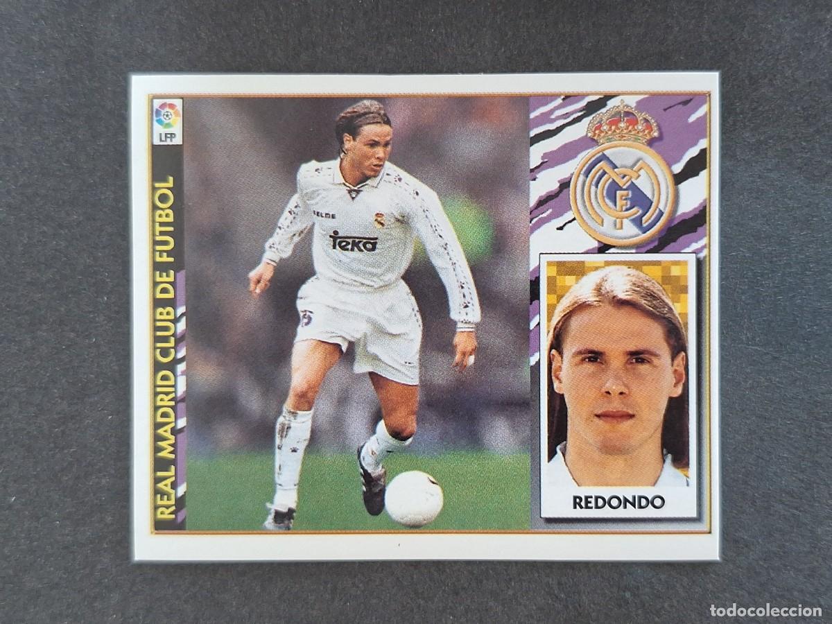 Figurine di Calcio: L4 REDONDO REAL MADRID LIGA ESTE 1997 1998 97 98 NUNCA PEGADO SIN PEGAR