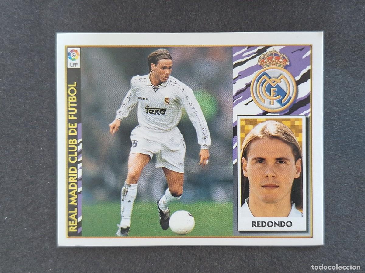 Figurine di Calcio: L4 REDONDO REAL MADRID LIGA ESTE 1997 1998 97 98 NUNCA PEGADO SIN PEGAR