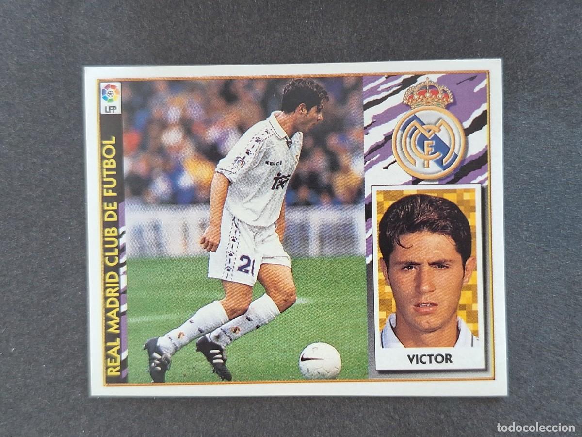 Cromos de f&uacute;tbol: L4 VICTOR REAL MADRID LIGA ESTE 1997 1998 97 98 NUNCA PEGADO SIN PEGAR