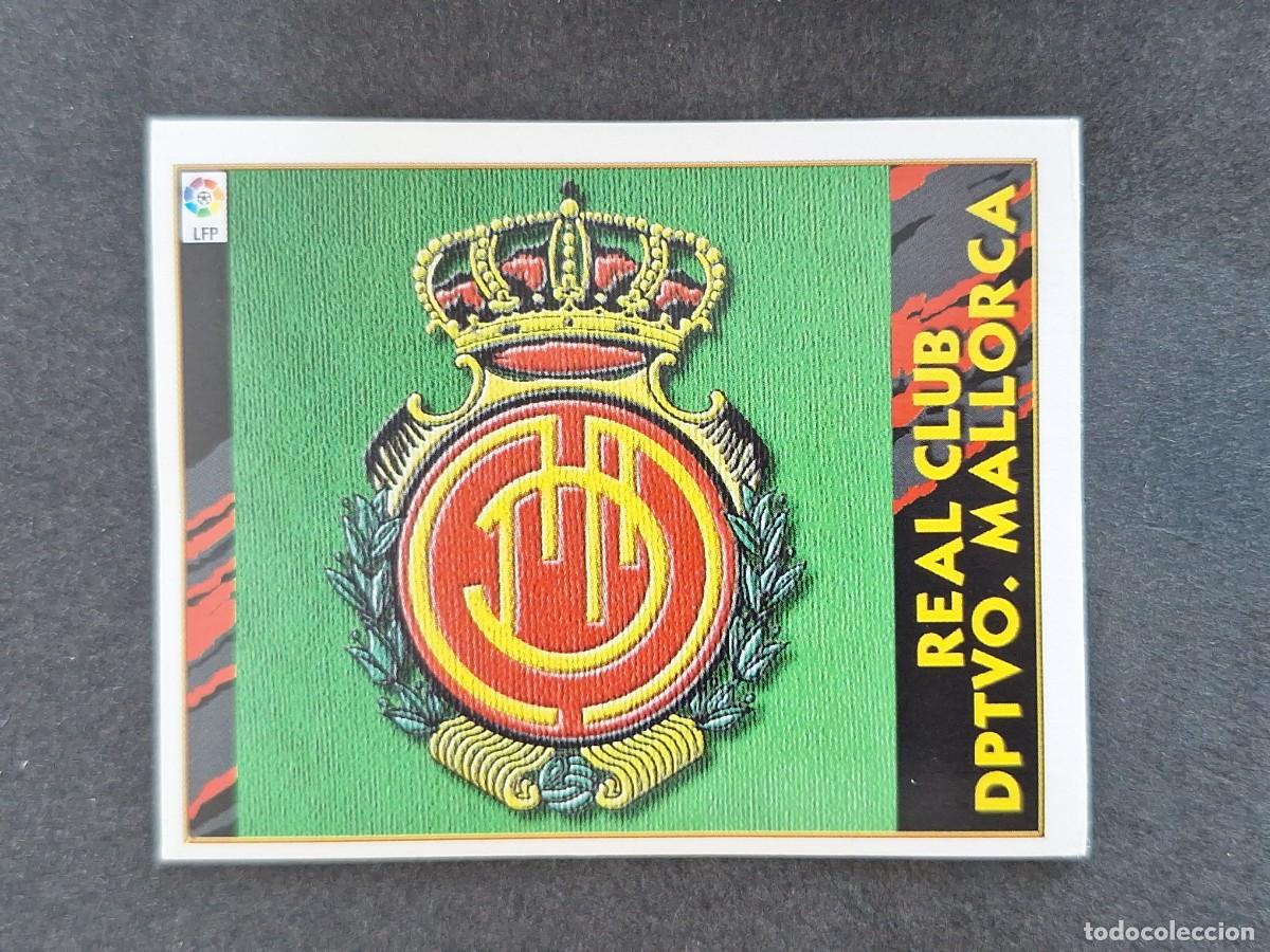 Fu&szlig;ball-Sticker: L4 ESCUDO R. C. D. MALLORCA LIGA ESTE 1997 1998 97 98 NUNCA PEGADO SIN PEGAR