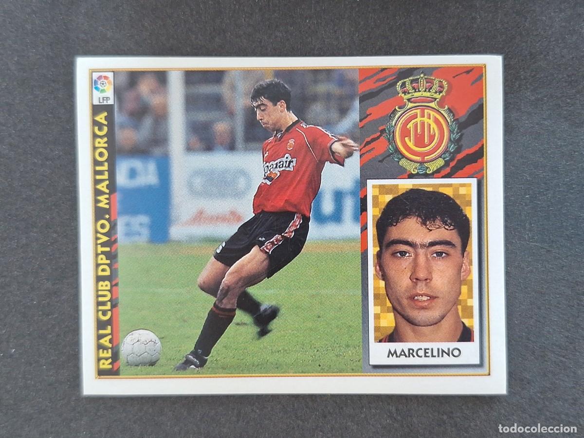 Fu&szlig;ball-Sticker: L4 MARCELINO R. C. D. MALLORCA LIGA ESTE 1997 1998 97 98 NUNCA PEGADO SIN PEGAR